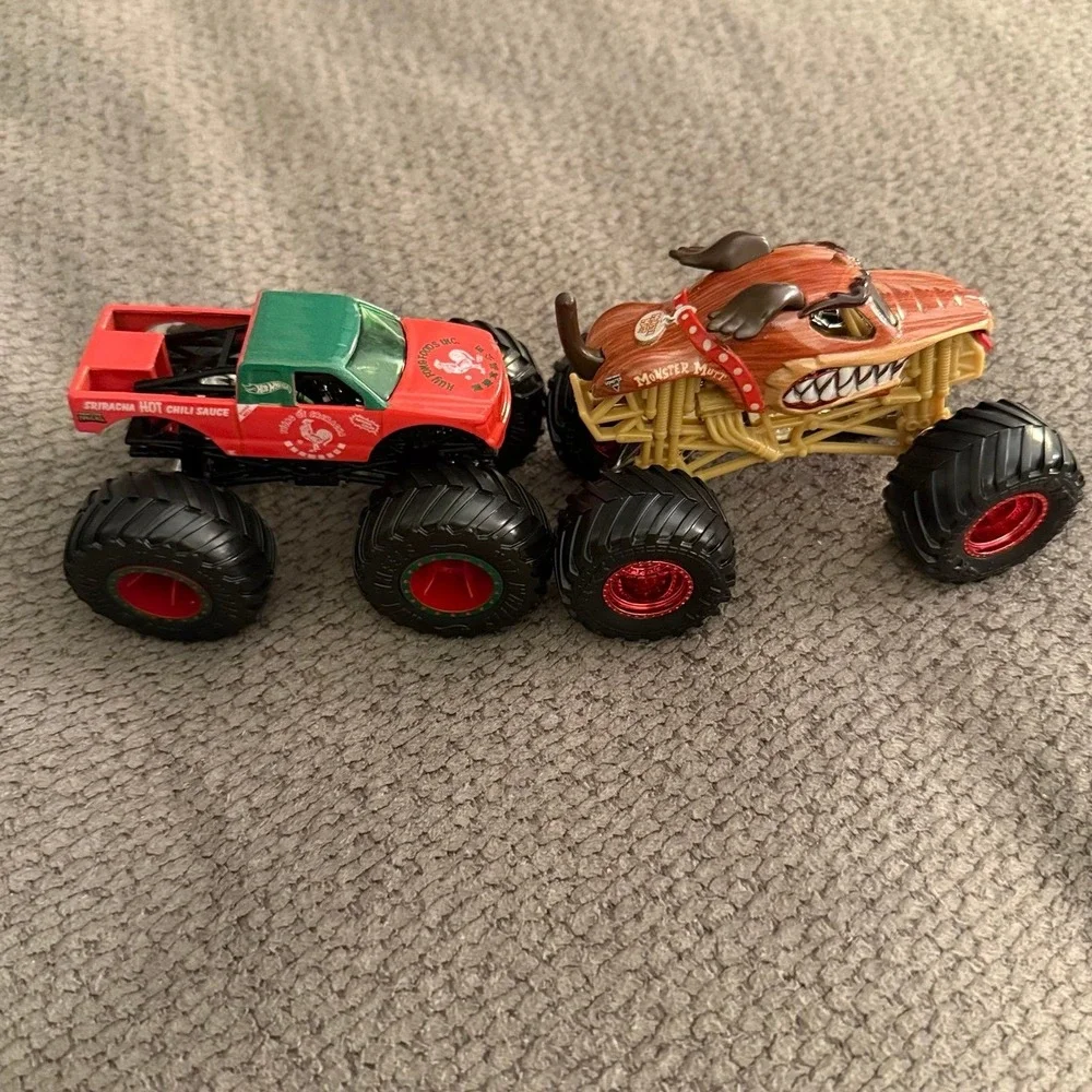 Monster Trucks - Hot Wheels, Monster Mutt and 2 others